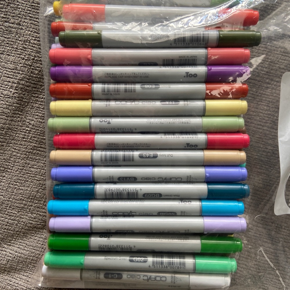 Brand new 68 copic markers.